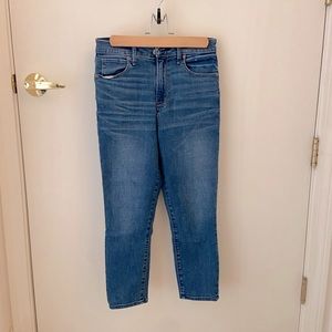 Abercrombie Curve Love Super Skinny High Rise Ankle Jeans